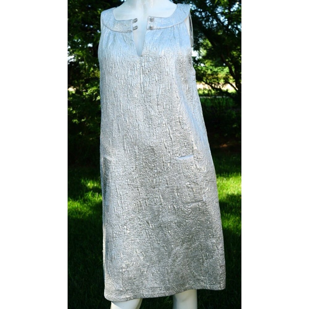 Silver Shiny Bailey 44 Dress Short Size 6